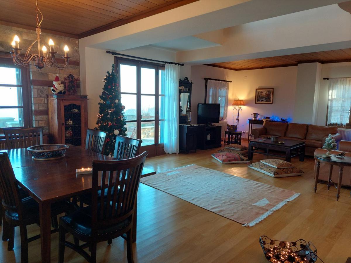 Θαλλώ Luxurious Villa Tsagarada Bagian luar foto